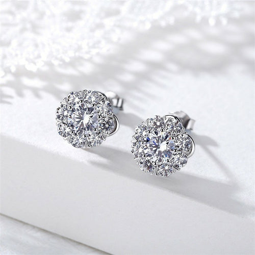 Snowflake Stud Earrings