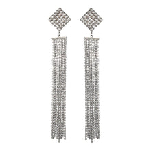 Load image into Gallery viewer, Dangling Diamond Earrings