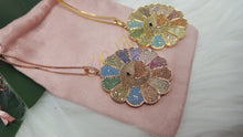 Load image into Gallery viewer, flower colorful pendant necklace