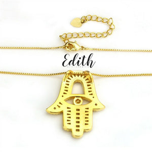 Hamsa Hand of Fatima Necklace