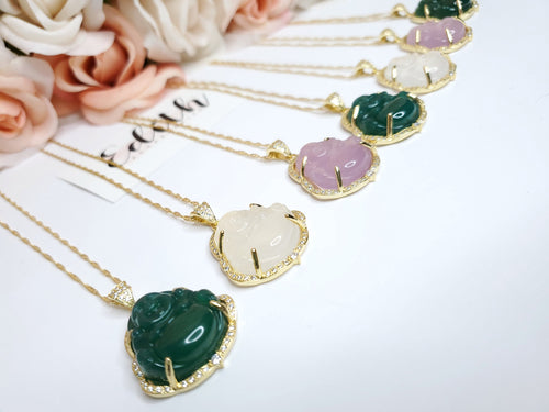 Jade Buddha Necklace