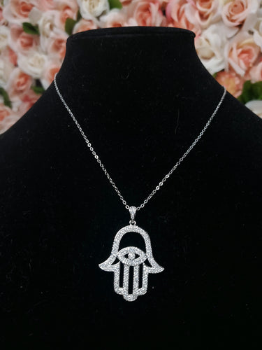 Hamsa Hand of Fatima Necklace 2.0