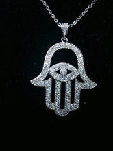 Load image into Gallery viewer, Hamsa Hand of Fatima Necklace 2.0