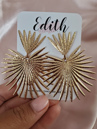 Fanning Out Statement Earrings