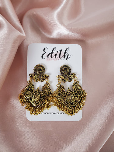 Lotus Fringe Earrings