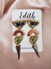 Load image into Gallery viewer, Geometric Charm Statement Earrings