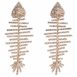 Fish Scale Statement Earrings