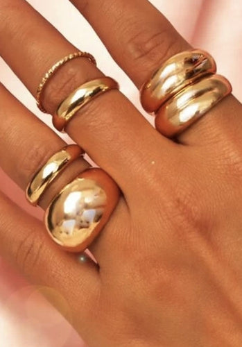 Gold Ring Set