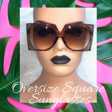 Load image into Gallery viewer, Square Oversize Sunglasses